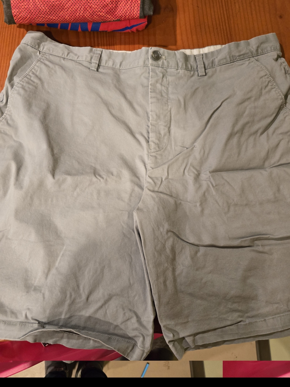 Calvin Klein Light Gray Flat-Front Men's Shorts
